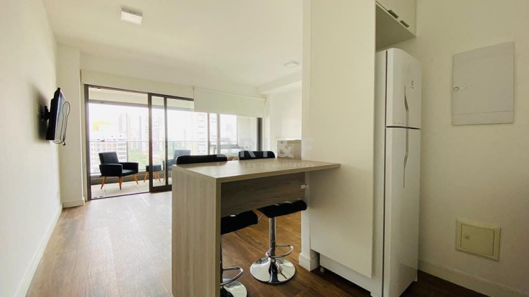 Imagem Apartamento com 1 Quarto para Alugar, 43 m² em Brooklin - São Paulo Imagem Apartamento com 1 Quarto para Alugar, 43 m² em Brooklin - São Paulo
