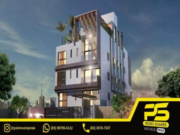 Apartamento com 2 Quartos à Venda, 52 m² em Bancários - João Pessoa