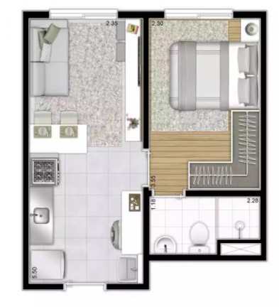Imagem Imóvel com 1 Quarto à Venda, 27 m² em Bom Retiro - São Paulo Imagem Imóvel com 1 Quarto à Venda, 27 m² em Bom Retiro - São Paulo