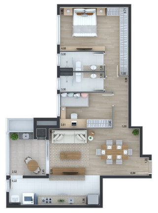 Imagem Apartamento com 2 Quartos à Venda, 90 m² em Ahú - Curitiba Imagem Apartamento com 2 Quartos à Venda, 90 m² em Ahú - Curitiba