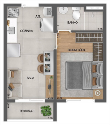 Imagem Imóvel com 1 Quarto à Venda, 27 m² em Saúde - São Paulo Imagem Imóvel com 1 Quarto à Venda, 27 m² em Saúde - São Paulo