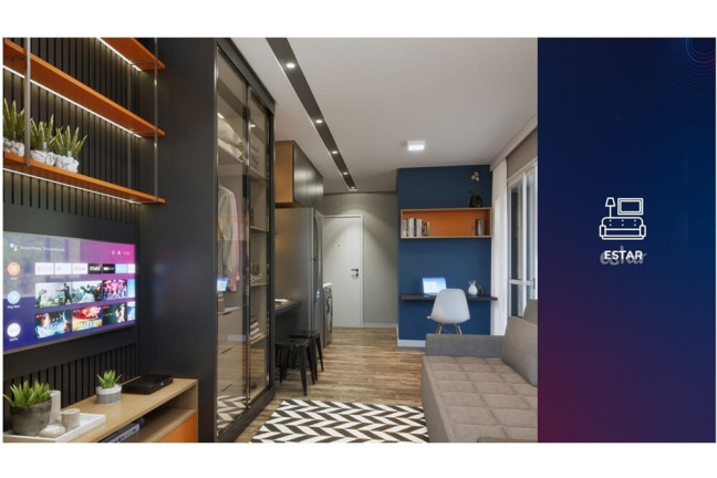 Imagem Imóvel com 1 Quarto à Venda, 24 m² em Brooklin Paulista - São Paulo Imagem Imóvel com 1 Quarto à Venda, 24 m² em Brooklin Paulista - São Paulo