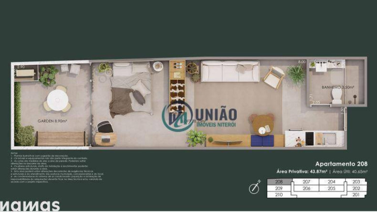 Imagem Apartamento com 1 Quarto à Venda, 35 m² em Ingá - Niterói Imagem Apartamento com 1 Quarto à Venda, 35 m² em Ingá - Niterói