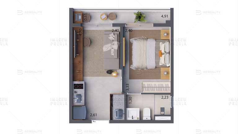Imagem Apartamento com 1 Quarto à Venda, 29 m² em Vila Mariana - São Paulo