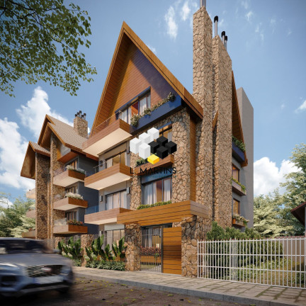 Apartamento com 1 Quarto à Venda, 54 m² em Centro - Gramado