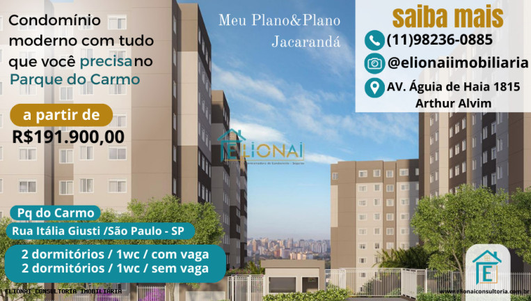 Imagem Apartamento com 2 Quartos à Venda, 31 m² em Pq. Do Carmo - São Paulo Imagem Apartamento com 2 Quartos à Venda, 31 m² em Pq. Do Carmo - São Paulo