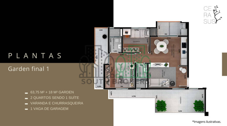 Imagem Apartamento com 2 Quartos à Venda, 34 m² em Boa Vista - Curitiba Imagem Apartamento com 2 Quartos à Venda, 34 m² em Boa Vista - Curitiba