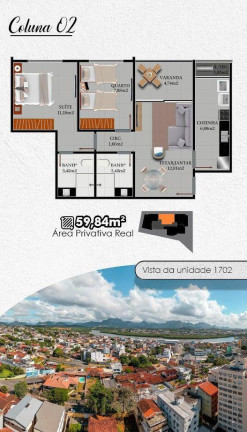 Imagem Apartamento com 2 Quartos à Venda, 59 m² em Centro - Guarapari Imagem Apartamento com 2 Quartos à Venda, 59 m² em Centro - Guarapari