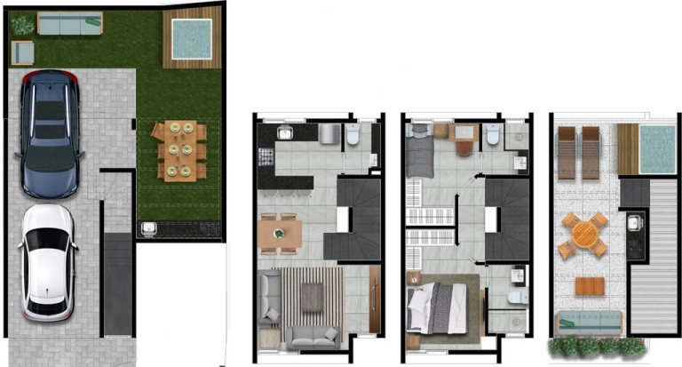 Imagem Casa de Condomínio com 3 Quartos à Venda, 186 m² em Campo Belo - São Paulo