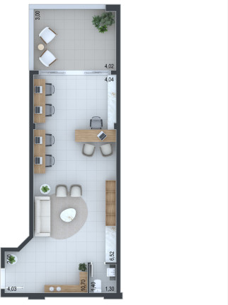 Imagem Sala Comercial à Venda, 39 m² em água Verde - Curitiba