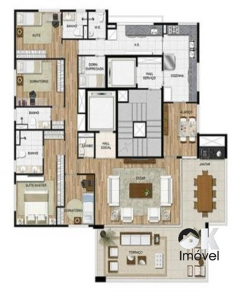 Imagem Apartamento com 4 Quartos à Venda, 205 m² em Jardim Paulista - São Paulo