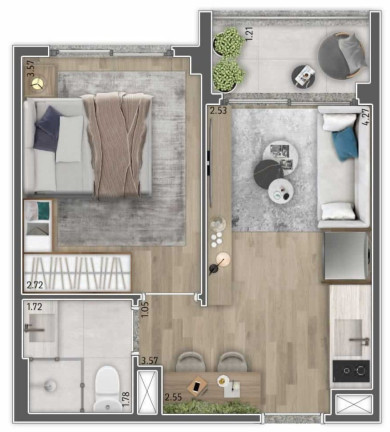 Imagem Apartamento com 1 Quarto à Venda, 31 m² em Vila Mariana - São Paulo