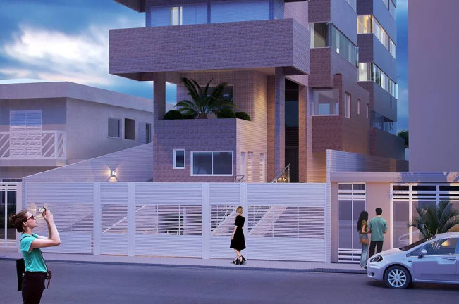 Imagem Apartamento com 2 Quartos à Venda, 93 m² em Guilhermina - Praia Grande
