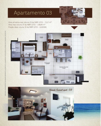 Imagem Imóvel com 2 Quartos à Venda, 72 m² em Centro - Guarapari