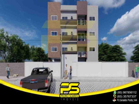 Apartamento com 2 Quartos à Venda, 54 m² em João Paulo Ii - João Pessoa
