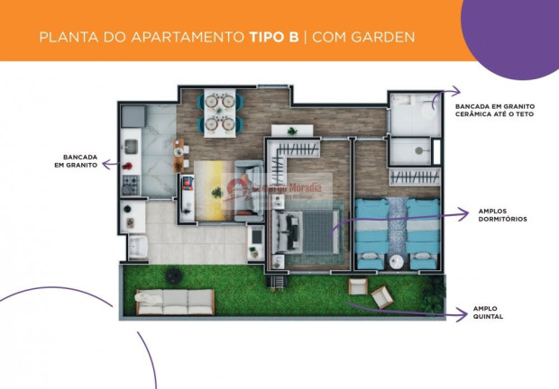 Imagem Apartamento com 2 Quartos à Venda, 47 m² em Cidade Kemel - Poá