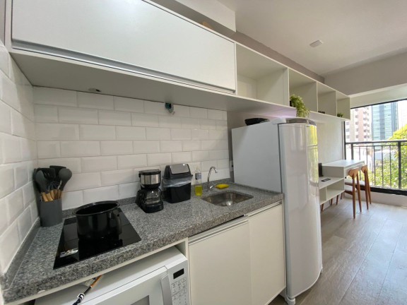 Imagem Apartamento com 1 Quarto para Alugar, 25 m² em Campo Belo - São Paulo