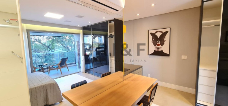 Imagem Apartamento com 1 Quarto para Alugar, 45 m² em Brooklin - São Paulo Imagem Apartamento com 1 Quarto para Alugar, 45 m² em Brooklin - São Paulo