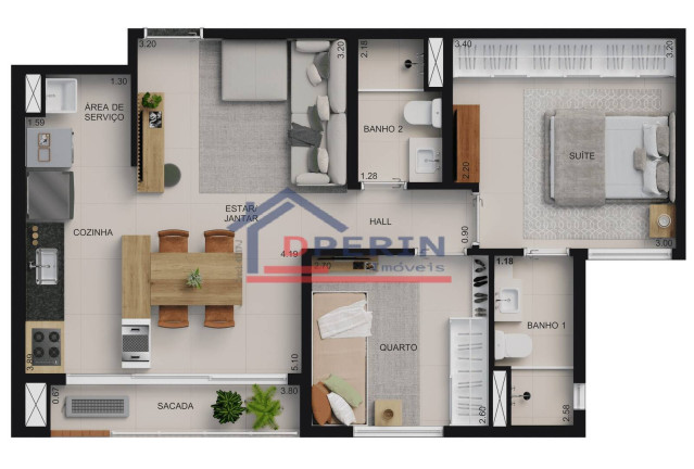 Imagem Apartamento com 3 Quartos à Venda, 78 m² em Parque Faber Castell I - São Carlos Imagem Apartamento com 3 Quartos à Venda, 78 m² em Parque Faber Castell I - São Carlos