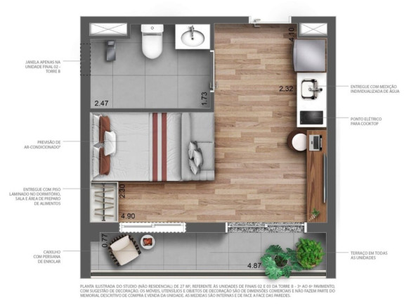 Imagem Apartamento com 1 Quarto à Venda, 35 m² em Perdizes - São Paulo