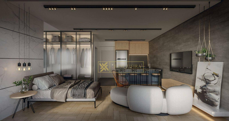 Imagem Apartamento com 1 Quarto à Venda, 33 m² em Barreiros - São José Imagem Apartamento com 1 Quarto à Venda, 33 m² em Barreiros - São José