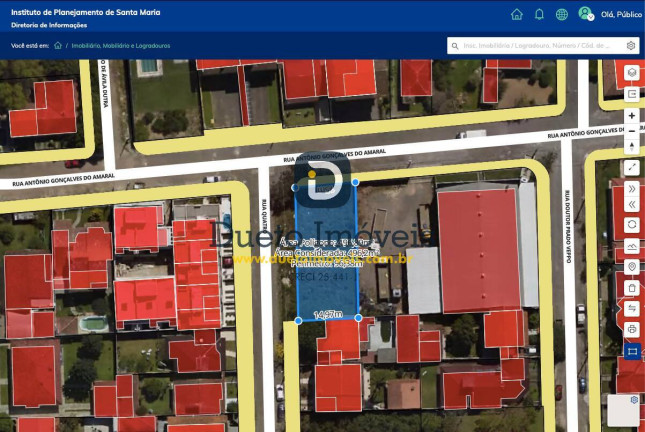 Terreno à Venda, 495 m² em Camobi - Santa Maria