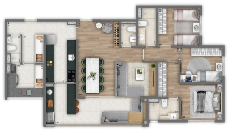 Imagem Apartamento com 4 Quartos à Venda, 116 m² em Barra Funda - São Paulo