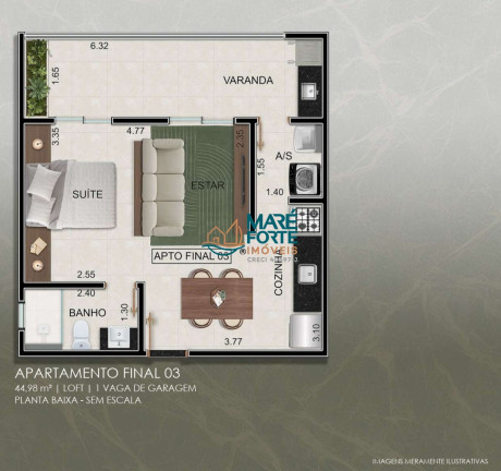 Imagem Apartamento com 1 Quarto à Venda, 44 m² em Silop - Ubatuba Imagem Apartamento com 1 Quarto à Venda, 44 m² em Silop - Ubatuba