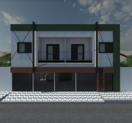 Sobrado com 2 Quartos à Venda, 57 m² em Caiçara - Praia Grande