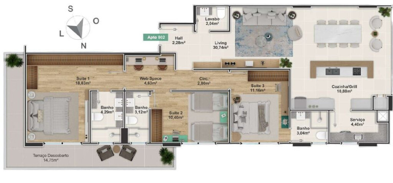Imagem Apartamento com 5 Quartos à Venda, 237 m² em Centro - Balneário Camboriú