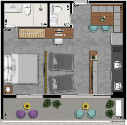 Imagem Imóvel com 1 Quarto à Venda, 56 m² em Jardim Botânico - Ribeirão Preto Imagem Imóvel com 1 Quarto à Venda, 56 m² em Jardim Botânico - Ribeirão Preto