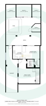 Imagem Casa com 4 Quartos à Venda, 343 m² em Barreiros - São José Imagem Casa com 4 Quartos à Venda, 343 m² em Barreiros - São José