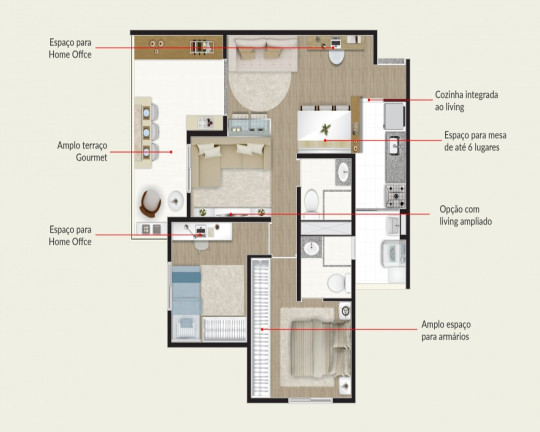 Imagem Apartamento com 3 Quartos à Venda, 70 m² em Tatuapé - São Paulo Imagem Apartamento com 3 Quartos à Venda, 70 m² em Tatuapé - São Paulo