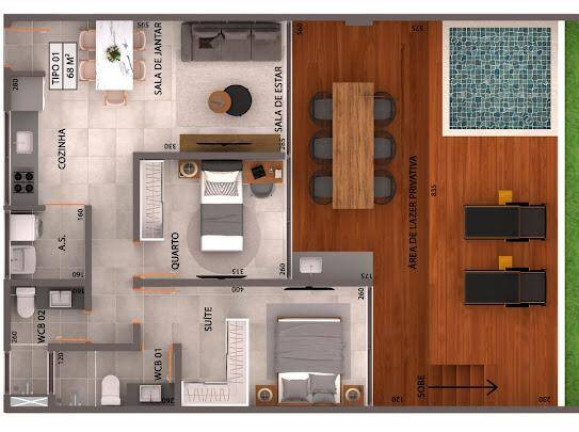 Imagem Apartamento à Venda, 68 m² em Jardim Oceania - João Pessoa
