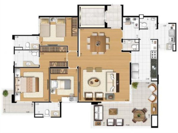 Imagem Imóvel com 4 Quartos à Venda, 177 m² em Campestre - Santo André Imagem Imóvel com 4 Quartos à Venda, 177 m² em Campestre - Santo André