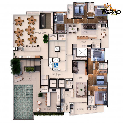 Imagem Apartamento com 3 Quartos à Venda, 105 m² em Gravatá - Navegantes Imagem Apartamento com 3 Quartos à Venda, 105 m² em Gravatá - Navegantes