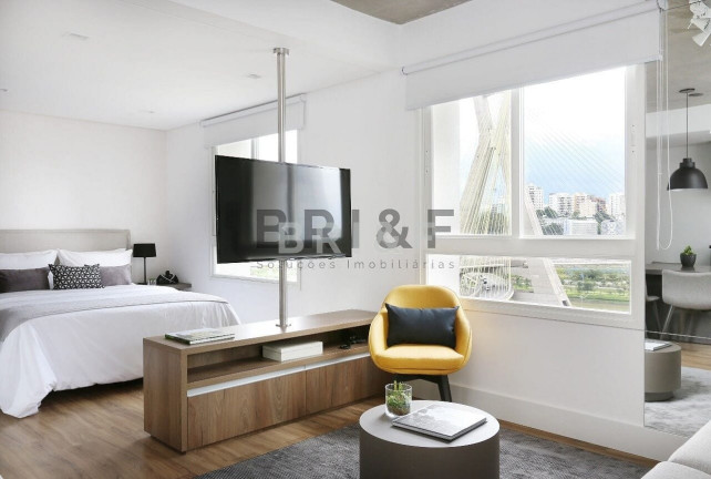 Imagem Apartamento com 1 Quarto para Alugar, 63 m² em Cidade Monções - São Paulo Imagem Apartamento com 1 Quarto para Alugar, 63 m² em Cidade Monções - São Paulo