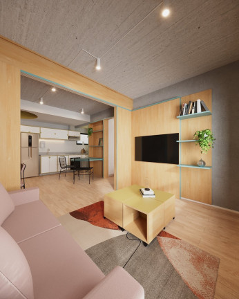 Imagem Apartamento com 1 Quarto à Venda, 19 m² em São Francisco - Curitiba