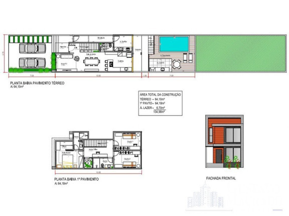 Imagem Casa com 3 Quartos à Venda, 134 m² em Laranjal - Volta Redonda Imagem Casa com 3 Quartos à Venda, 134 m² em Laranjal - Volta Redonda