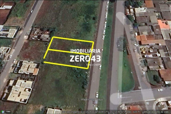 Imagem Terreno à Venda, 500 m² em Conjunto Residencial Roberto Conceição - Cambé Imagem Terreno à Venda, 500 m² em Conjunto Residencial Roberto Conceição - Cambé
