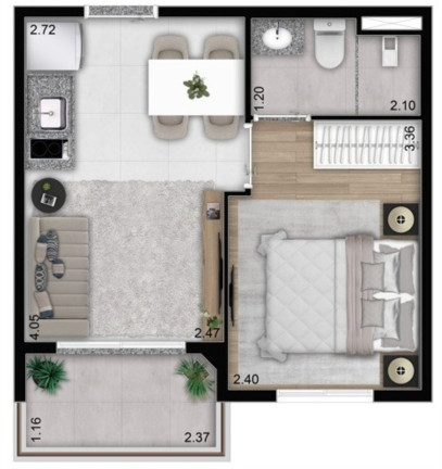 Imagem Apartamento com 1 Quarto à Venda, 27 m² em Perdizes - São Paulo Imagem Apartamento com 1 Quarto à Venda, 27 m² em Perdizes - São Paulo