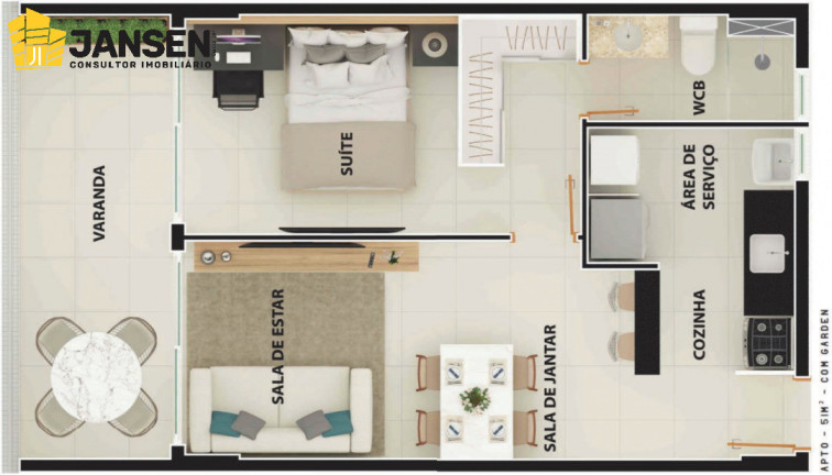 Imagem Apartamento com 2 Quartos à Venda, 65 m² em Manaíra - João Pessoa