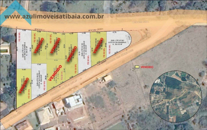 Imagem Terreno à Venda, 594 m² em Jardim Maracanã - Atibaia Imagem Terreno à Venda, 594 m² em Jardim Maracanã - Atibaia