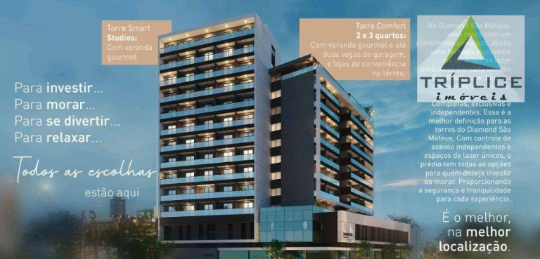 Imagem Apartamento com 3 Quartos à Venda, 61 m² em São Mateus - Juiz De Fora Imagem Apartamento com 3 Quartos à Venda, 61 m² em São Mateus - Juiz De Fora