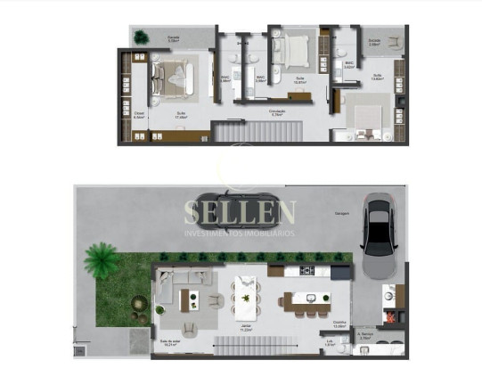 Sobrado com 3 Quartos à Venda, 120 m² em Santa Regina - Camboriú