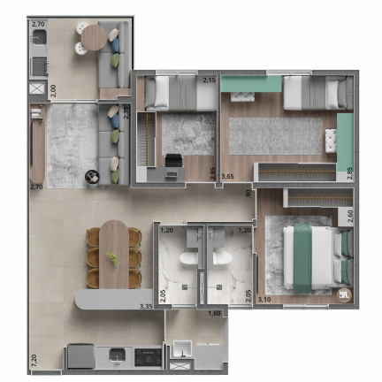 Imagem Imóvel com 3 Quartos à Venda, 70 m² em Rudge Ramos - São Bernardo Do Campo Imagem Imóvel com 3 Quartos à Venda, 70 m² em Rudge Ramos - São Bernardo Do Campo