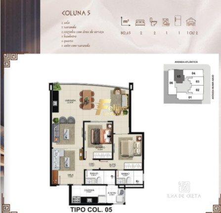 Imagem Imóvel com 2 Quartos à Venda, 80 m² em Praia Do Morro - Guarapari