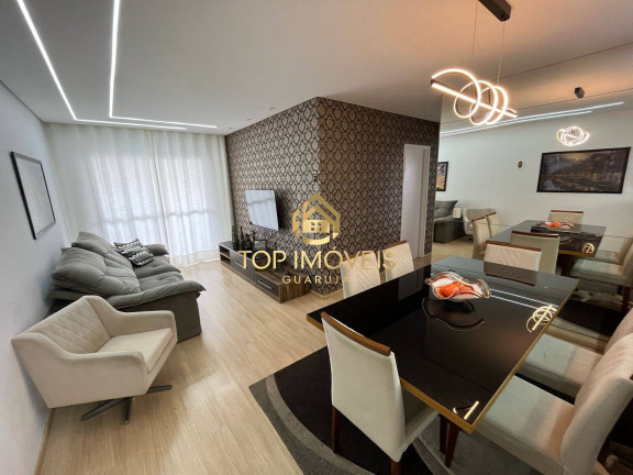 Imagem Apartamento com 3 Quartos para Alugar, 96 m² em Tombo - Guarujá Imagem Apartamento com 3 Quartos para Alugar, 96 m² em Tombo - Guarujá