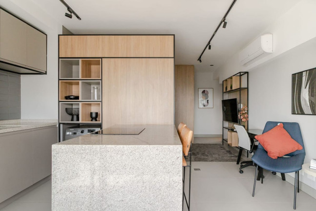 Imagem Apartamento com 1 Quarto para Alugar, 48 m² em Campo Belo - São Paulo Imagem Apartamento com 1 Quarto para Alugar, 48 m² em Campo Belo - São Paulo