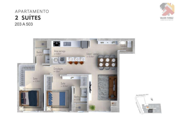 Imagem Apartamento com 2 Quartos à Venda, 68 m² em Trindade - Florianópolis